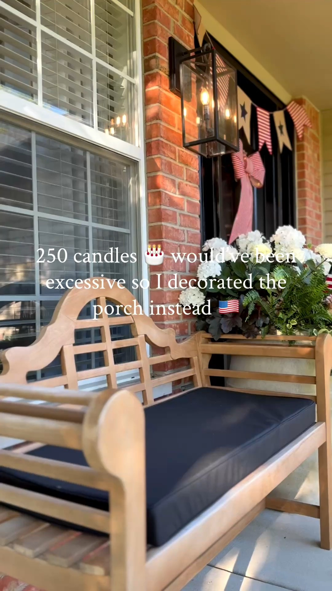 Celebrating America’s 250th with subtle porch patriotism. 🇺🇸

#LTKHome #LTKSeasonal
