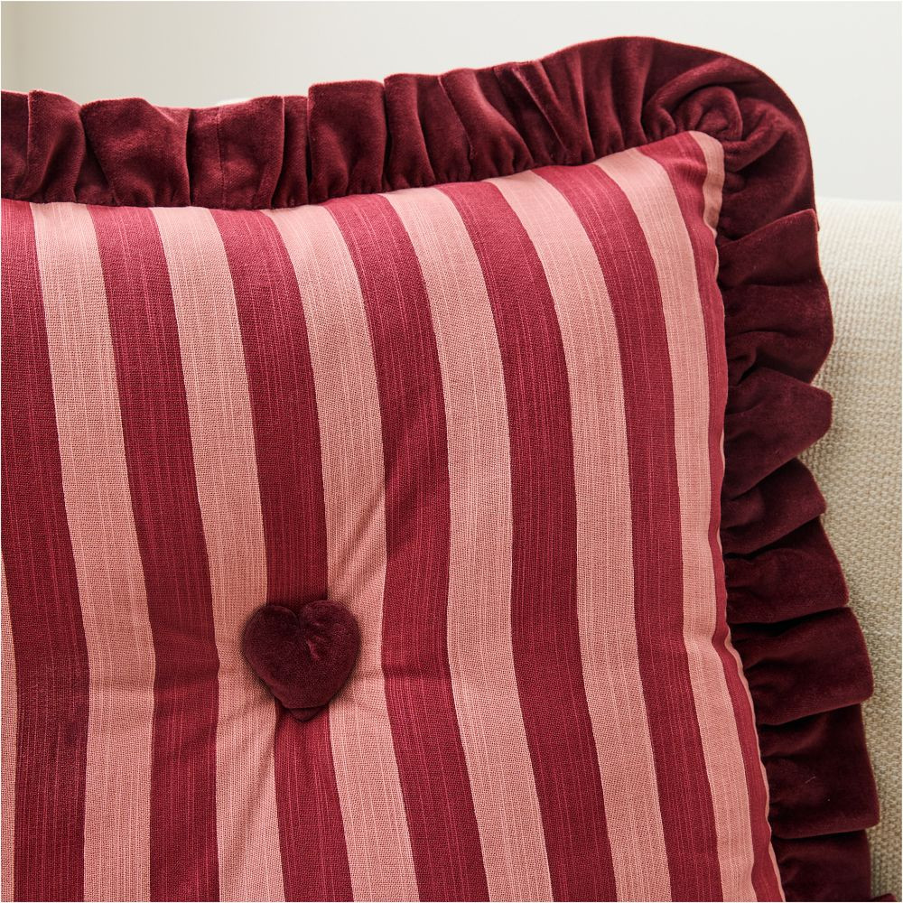 Button-Tufted Heart Pillow Cover | West Elm (US)