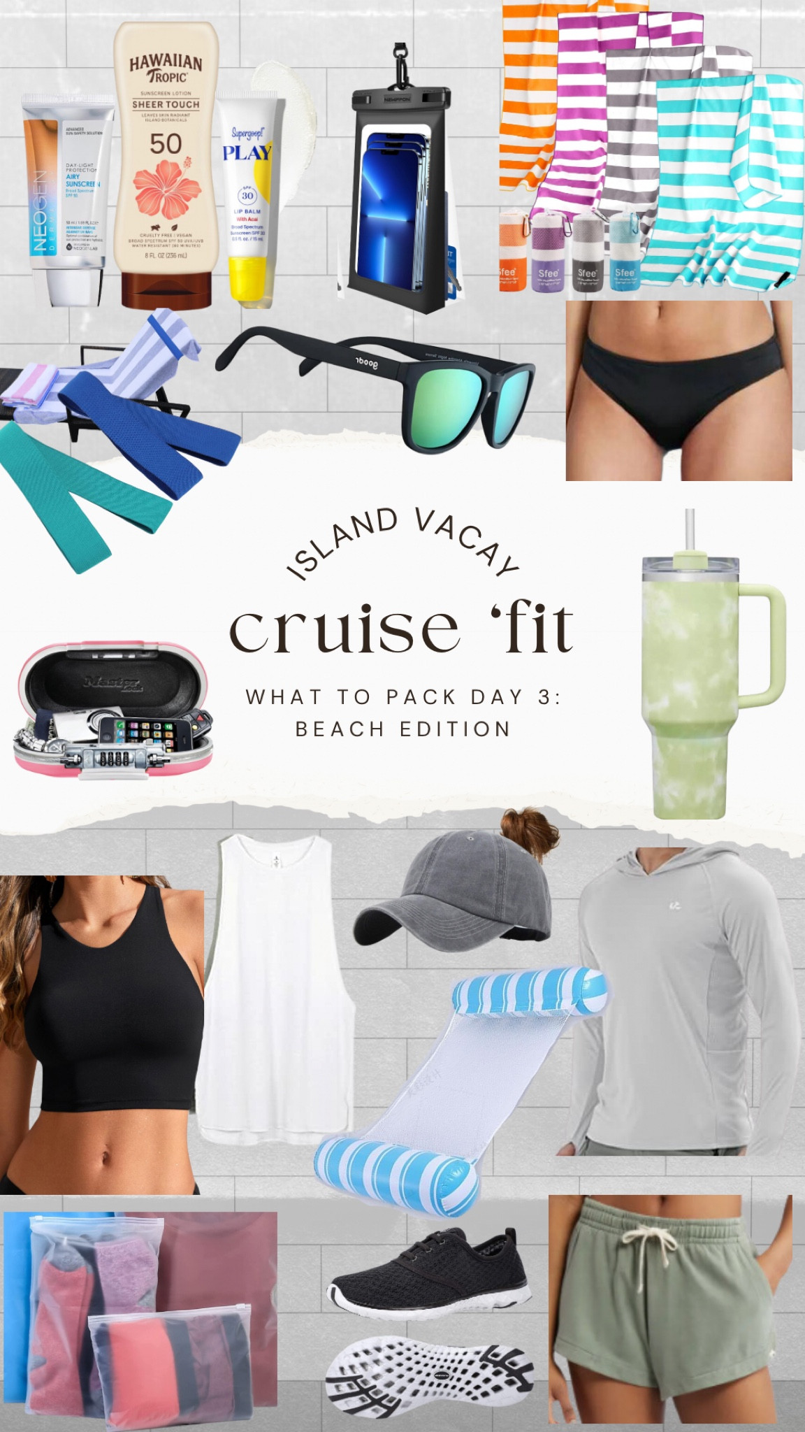 ✨pack for my upcoming cruise with me✨

I swear, visiting island beaches can fix anything that’s going wrong in life. It’s like instant calm & peace as soon as your feet hit the sand ☀️🏝️🐚

#LTKswim #LTKSeasonal #LTKtravel