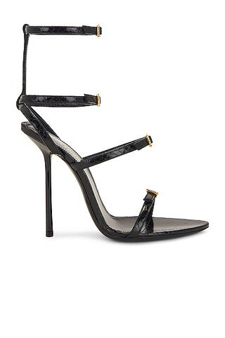 Saint Laurent Nuit Sandals in Black | FWRD 