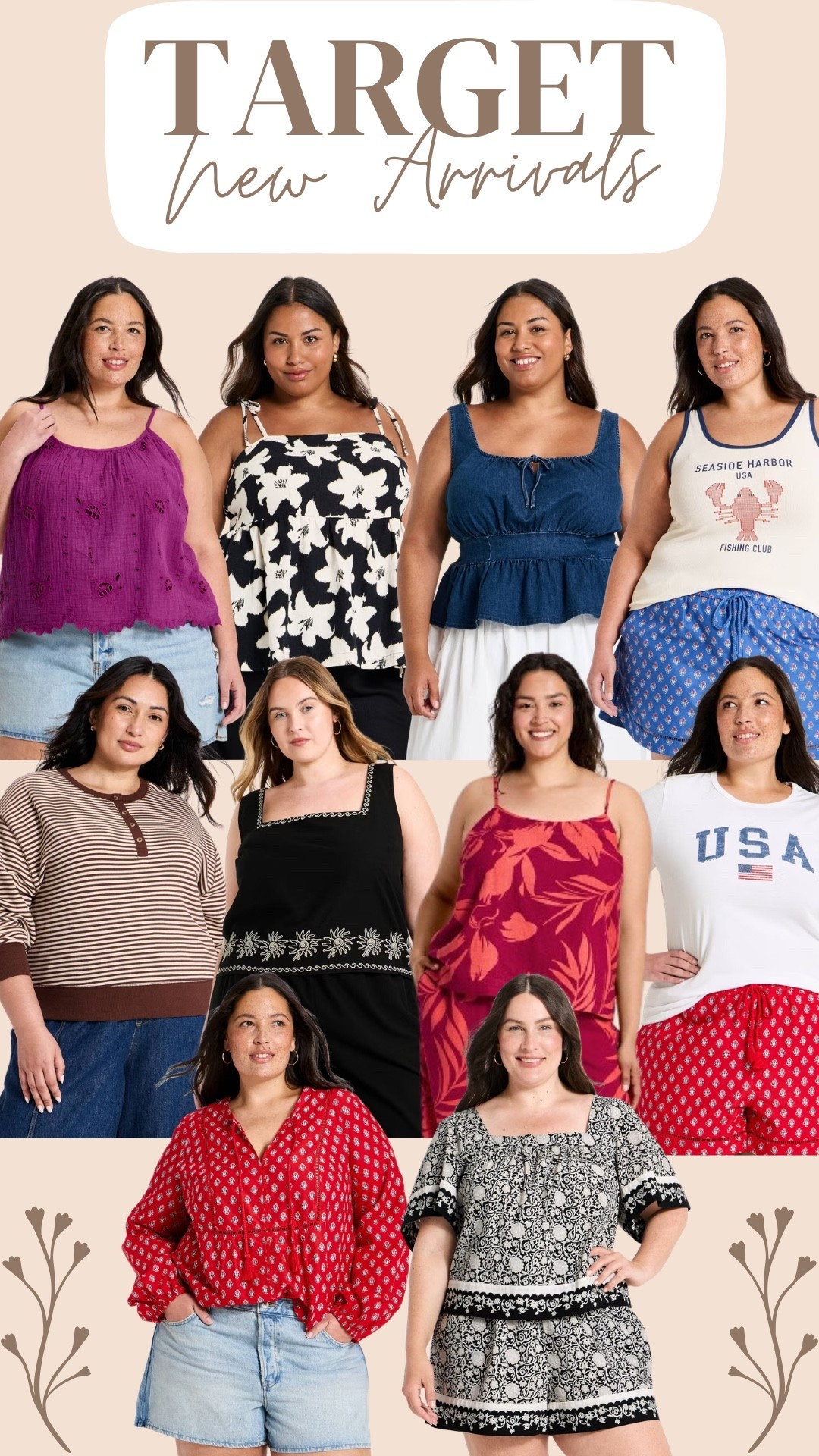 More new arrivals of women’s summer fashion at Target. Lots of tops and bottoms! Available up to a size 4X and all under about $40

#LTKPlusSize #LTKSaleAlert #LTKSeasonal