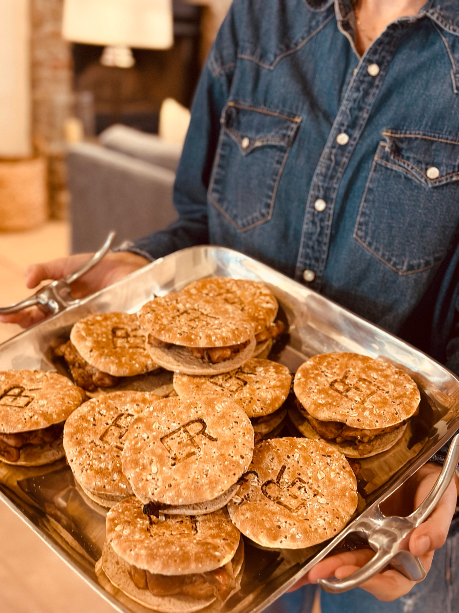 I love this party trick - personalize your sandwiches! I had a custom ranch brand created and I heat it on the grill and put it on my buns before serving. It’s a cheap thrill and guests love the detail! This also makes for a great gift! 

#LTKBacktoSchool #LTKhome #LTKunder100