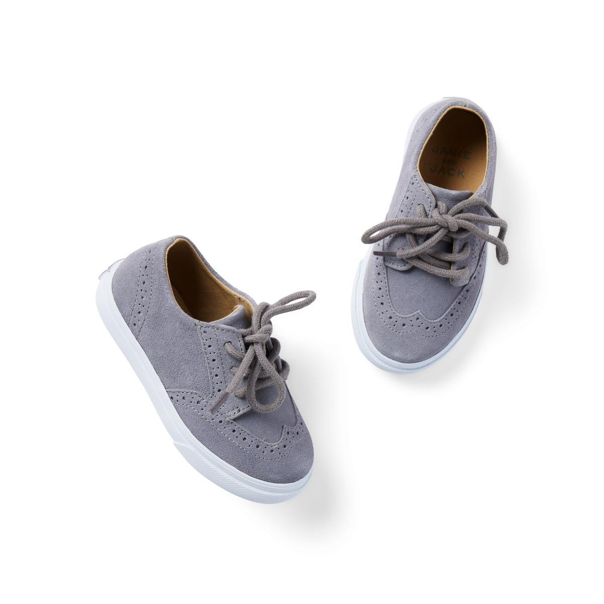 Suede Wingtip Sneaker | Janie and Jack
