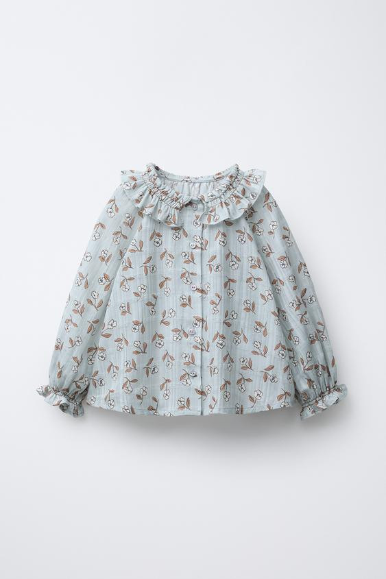 FLORAL PRINT BLOUSE | Zara US