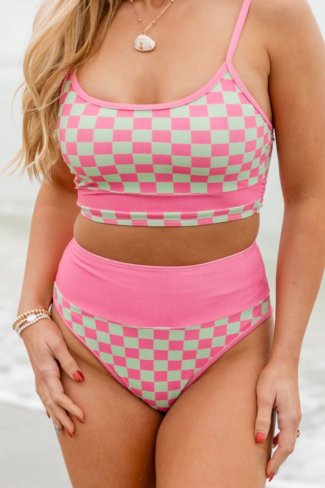Meant For You In Watermelon Crawl Swimsuit Bikini Bottoms | Pink Lily