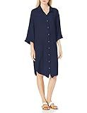 Seafolly Women's Textured Cotton Oversized Shirt Dress Cover Up, Beach Edit Indigo, Extra Small | Amazon (US)