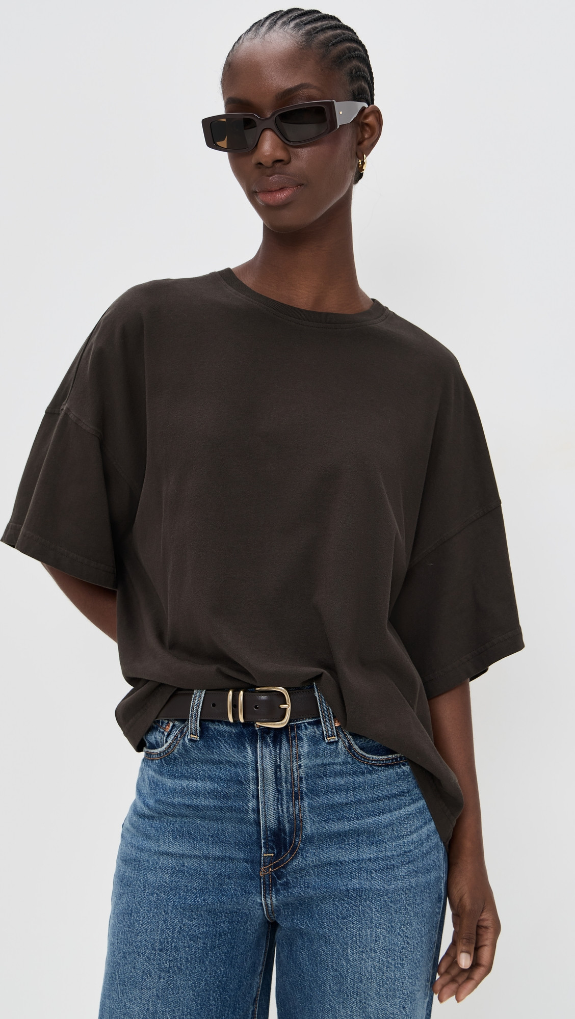 Citizens of Humanity Cape Tee Chocolate M | Shopbop