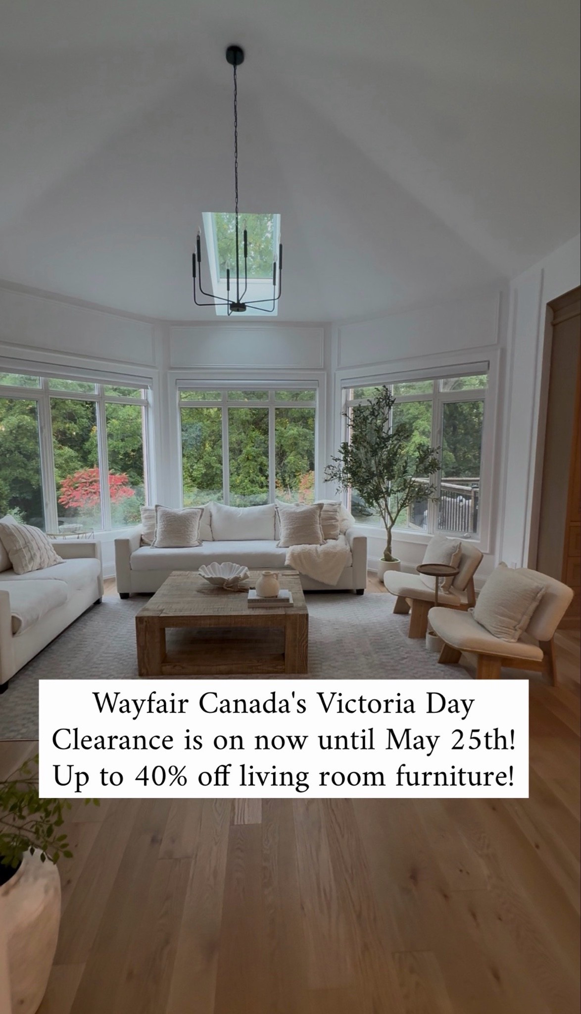 Wayfair Canada’s Victoria Day Clearance is on now until May 25th. 
All of our favourites are up to 70% off sitewide!

@wayfaircanada
#wayfaircapartner #wayfaircahome