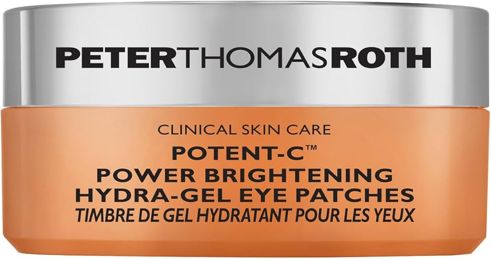 Amazon.com: Peter Thomas Roth | Potent-C Power Brightening Hydra-Gel Eye Patches | With Vitamin C... | Amazon (US)