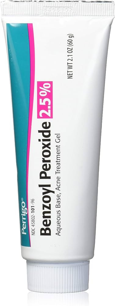 Perrigo 2.5% Benzoyl Peroxide Acne Treatment Gel 60gm Tube | Amazon (US)