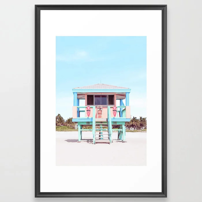 South Beach Framed Art Print by Paul Fuentes Photo | Society6