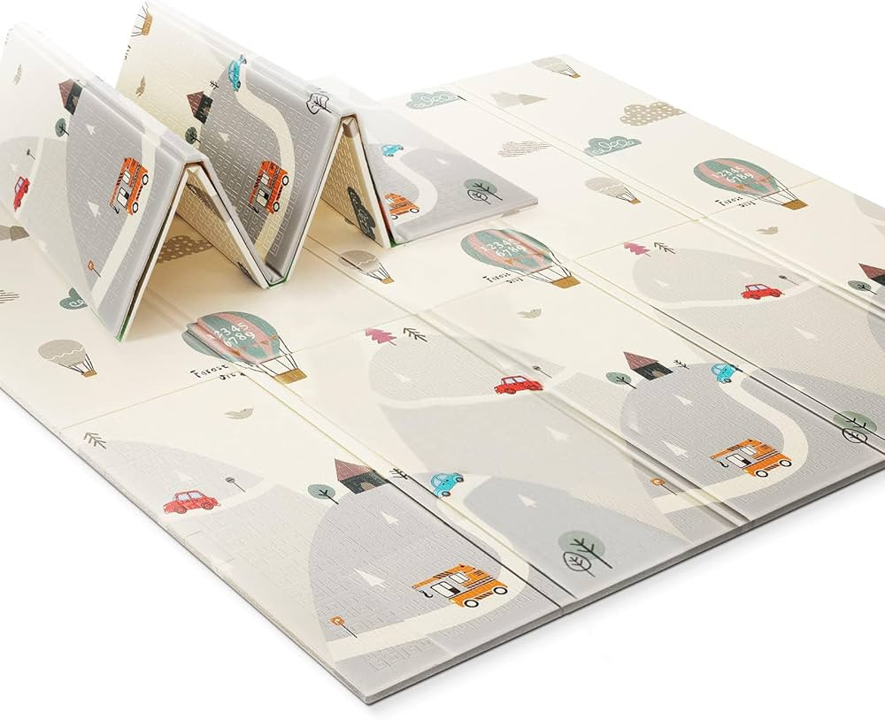 UANLAUO Foldable Baby Play Mat, Extra Large Waterproof Activity Playmats for Babies,Toddlers, Inf... | Amazon (US)