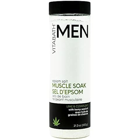 Vitabath Men's Amber Woodland Epsom Salt Muscle Soak Soothing Workout Recovery Soreness, Aches & ... | Amazon (US)