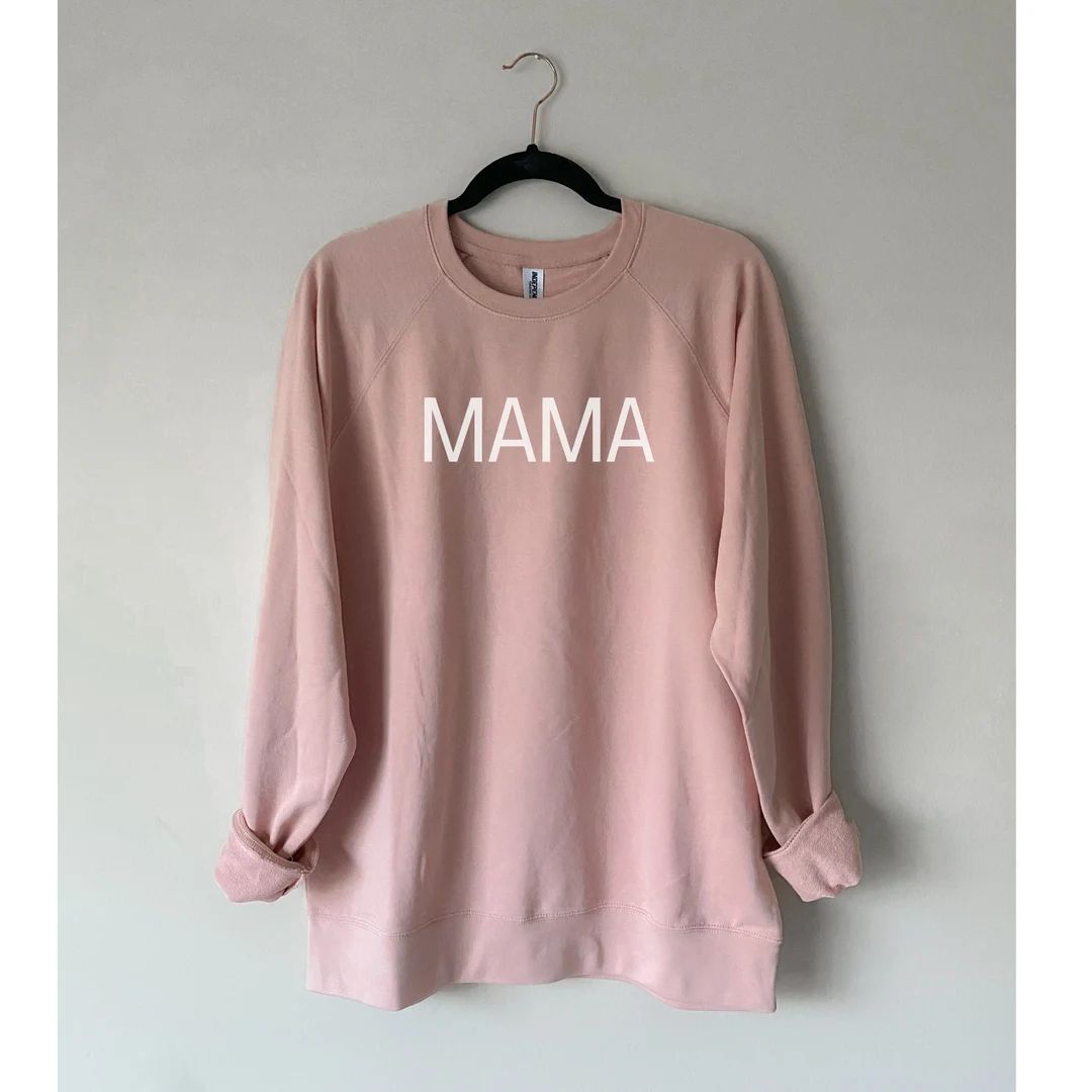 Mama Crewneck Sweatshirt / 3 Color Options - Etsy | Etsy (US)