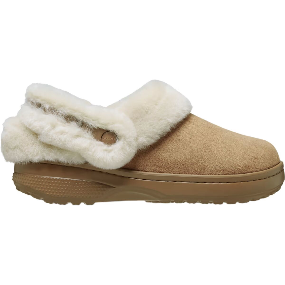 Crocs Classic Unfurgettable Suede Clog Sepia, Mens 12.0/Womens 14.0 | Backcountry