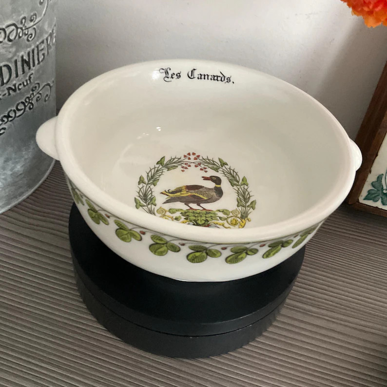 Porcelaine D'auteuil 'chambord' Soup Bowl: French Game Animal Motif - Etsy | Etsy (Global)