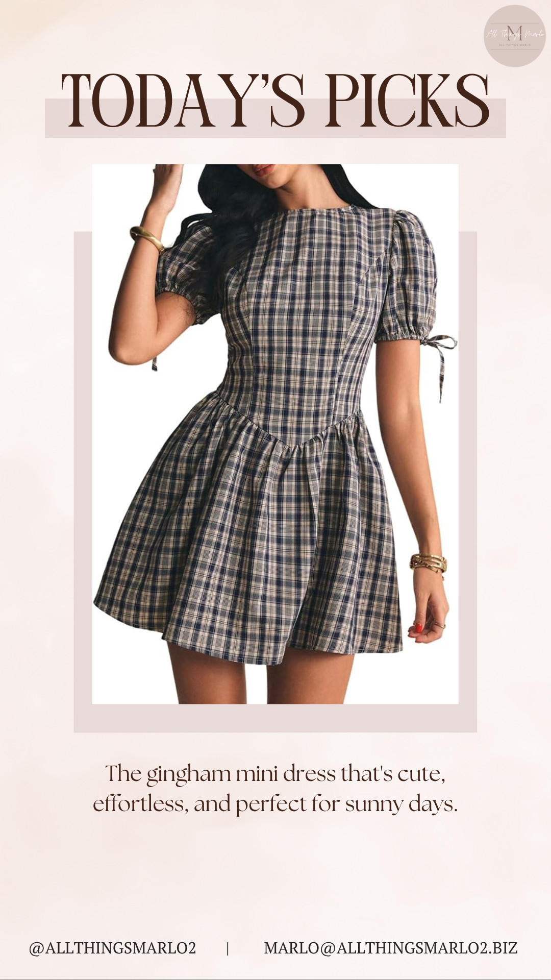 The gingham mini dress that's cute, effortless, and perfect for sunny days. 

 #LTKSeasonal #LTKWorkwear #LTKTravel