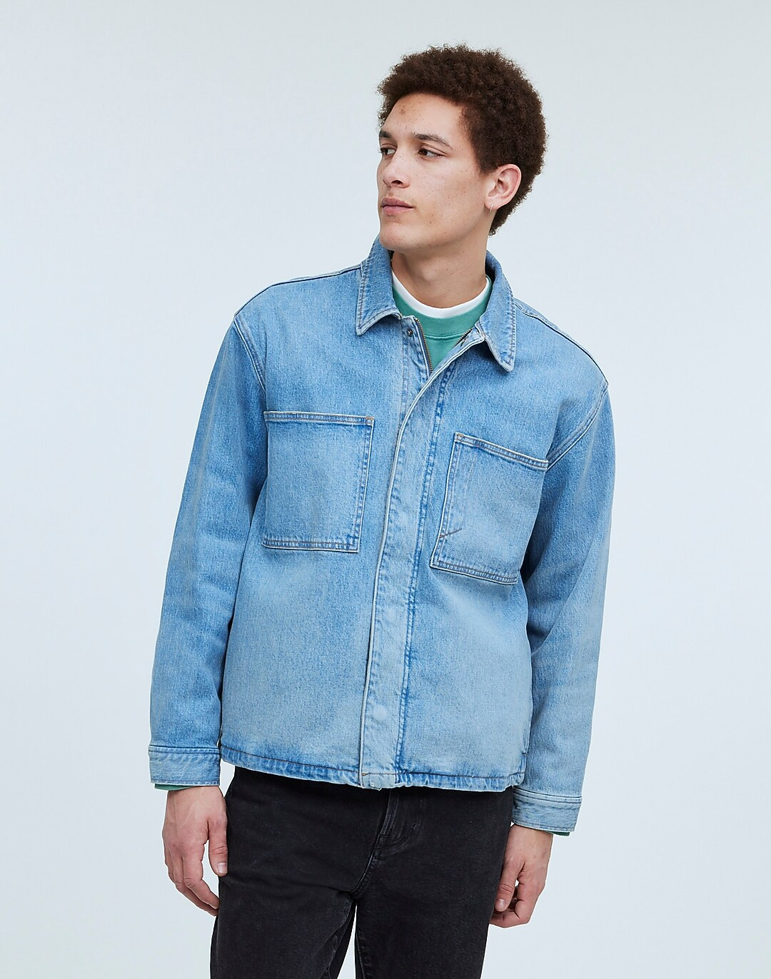 Denim Boxy Shirt-Jacket | Madewell