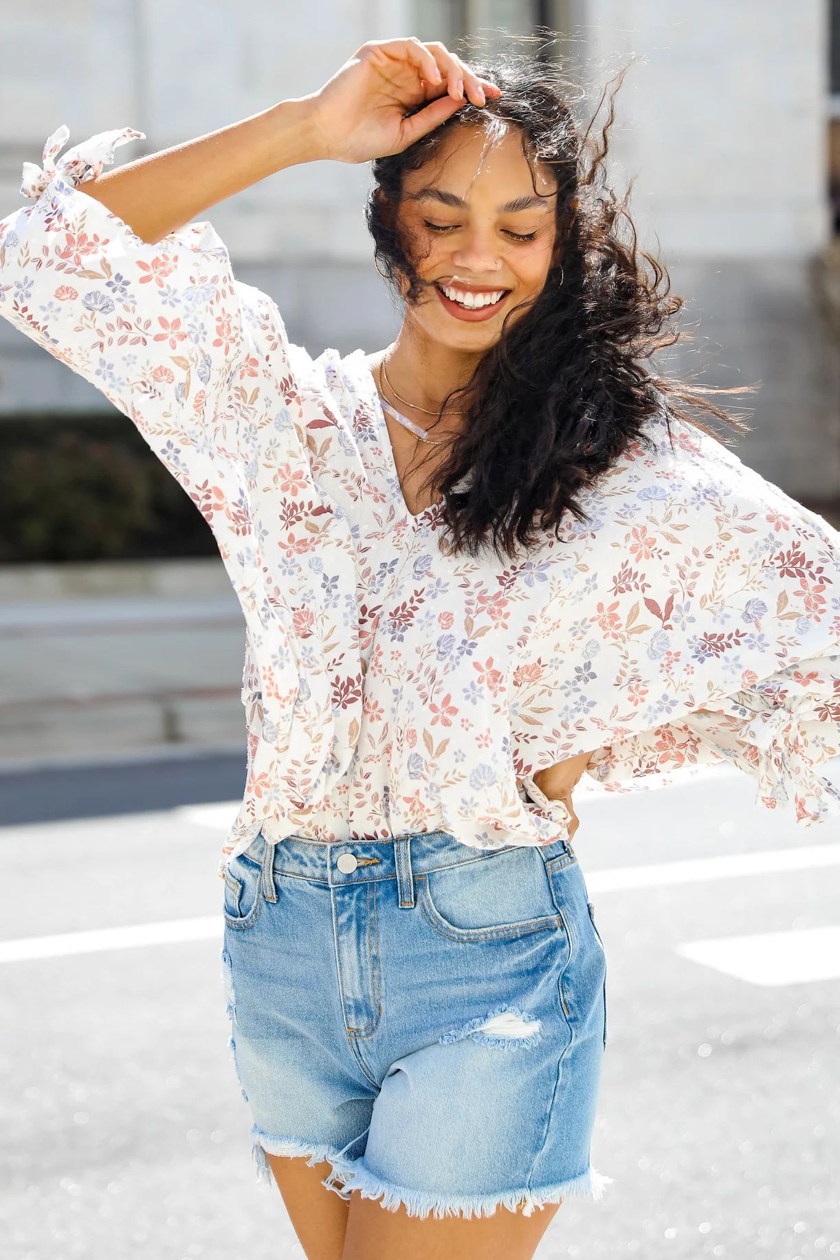 Classic Kind Of Love Floral Blouse | Dress Up