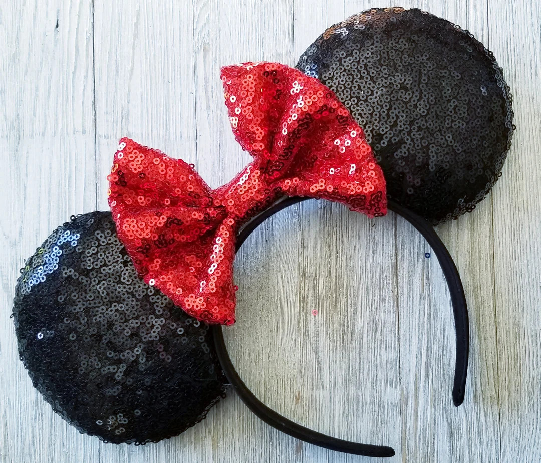 Choose Your Bow Color Minnie Ears, Minnie Mouse Ears, Mickey Mouse Ears, Disney Ears, Disney Head... | Etsy (Global)