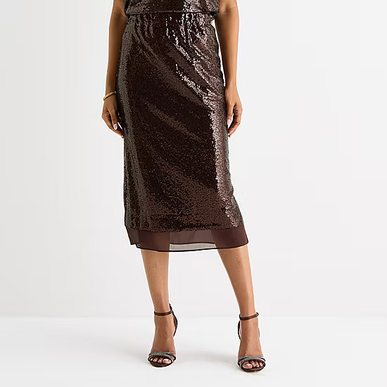 new!Liz Claiborne Womens Plus Mid Rise Pencil Skirt | JCPenney