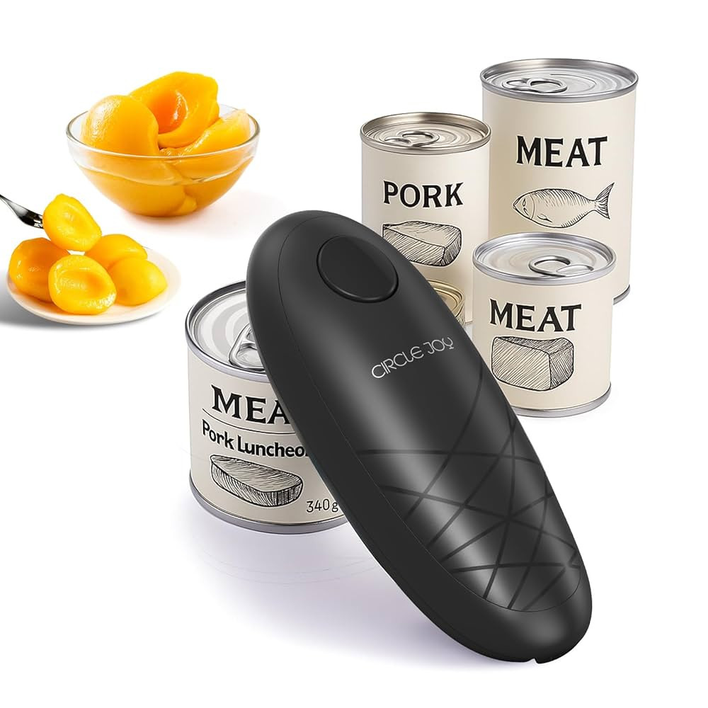 CIRCLE JOY Electric Can Opener, One-Touch Automatic Can Opening with Smooth Edges, Food Safety Ha... | Amazon (US)