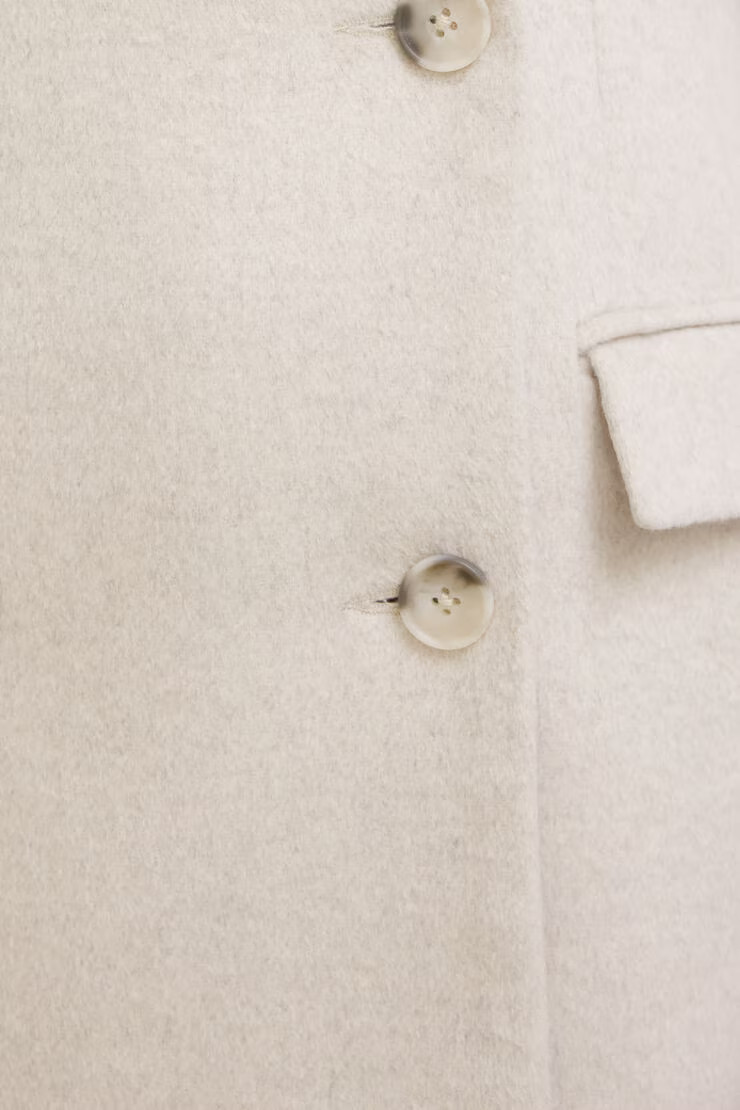 Oversized Double Breasted Wool Coat | Dynamite Clothing