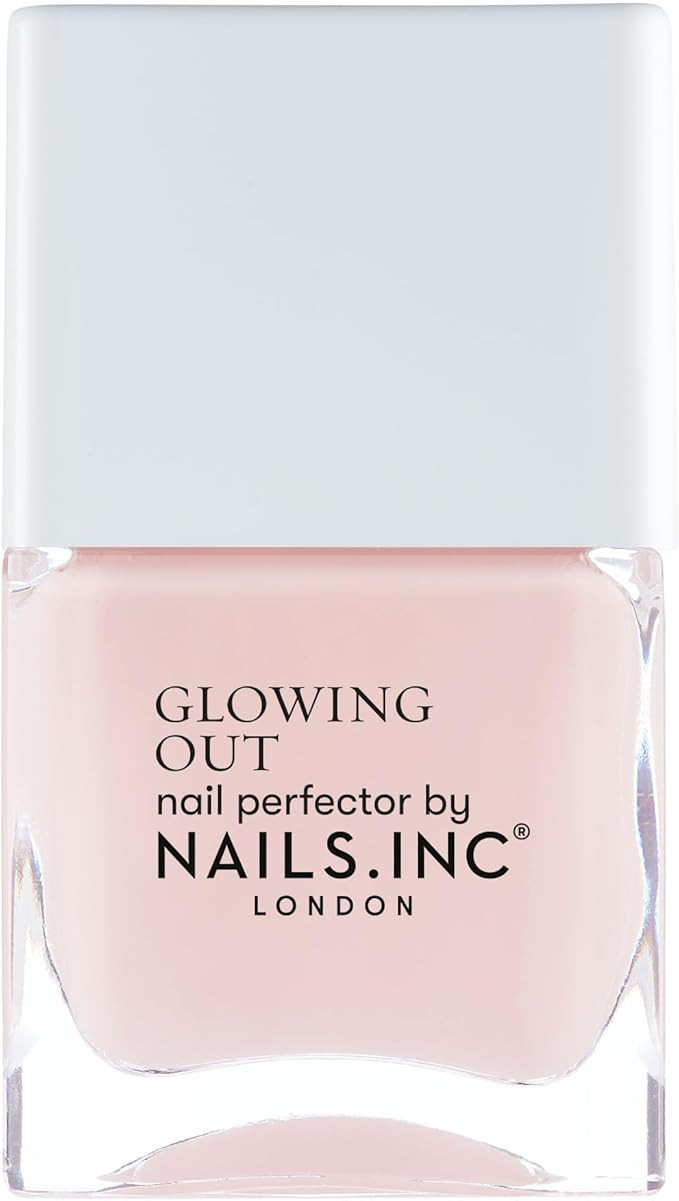Nails.INC Glow With The Flow Glow-Enhancing, Pink Sheer, Glossy, No Chip, Long Lasting, Quick Dry... | Amazon (UK)