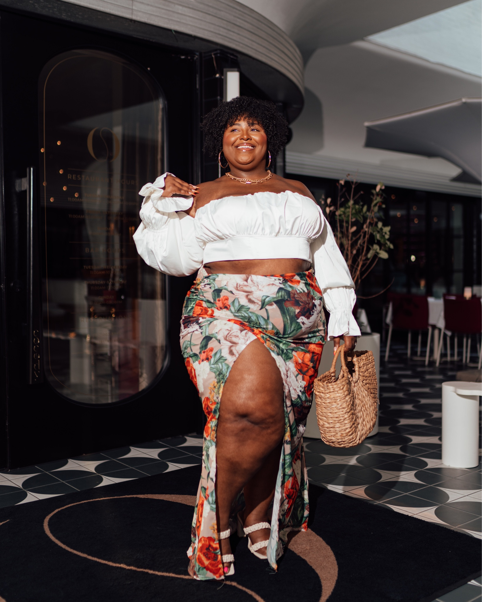 Curvy girls, this hot tropical inspired outfit is perfect for dinner dates and summertime festivities. The skirt is under $25 right now!🤑 I’m wearing a size 24 in the skirt, and a 22 in the top! 

Plus size outfits. Midsize outfits. Women’s fashion. Summer fashion. Vacation outfits. 



#LTKMidsize #LTKPlusSize #LTKStyleTip