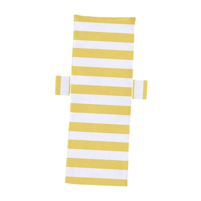 QccHieUs Striped beach chair cover cover chaise lounge chair cover microfiber practically Light Y... | Walmart (US)