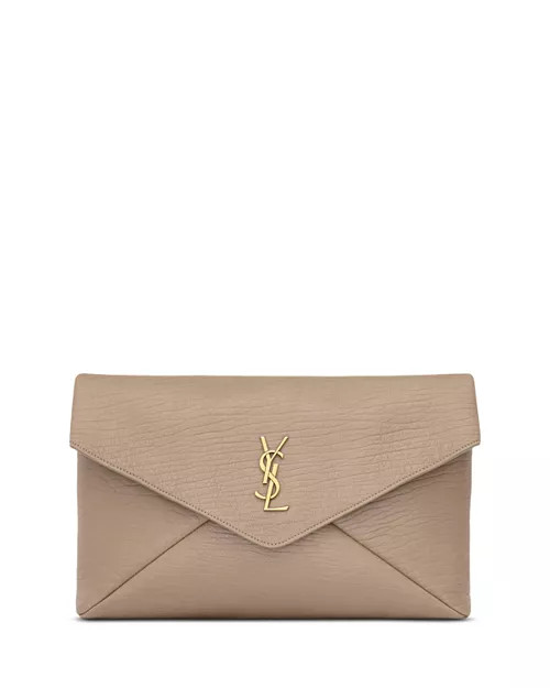 SAINT LAURENT Cassandre Large Envelope Pouch in Lambskin | Bloomingdale's Handbags | Bloomingdale's (US)