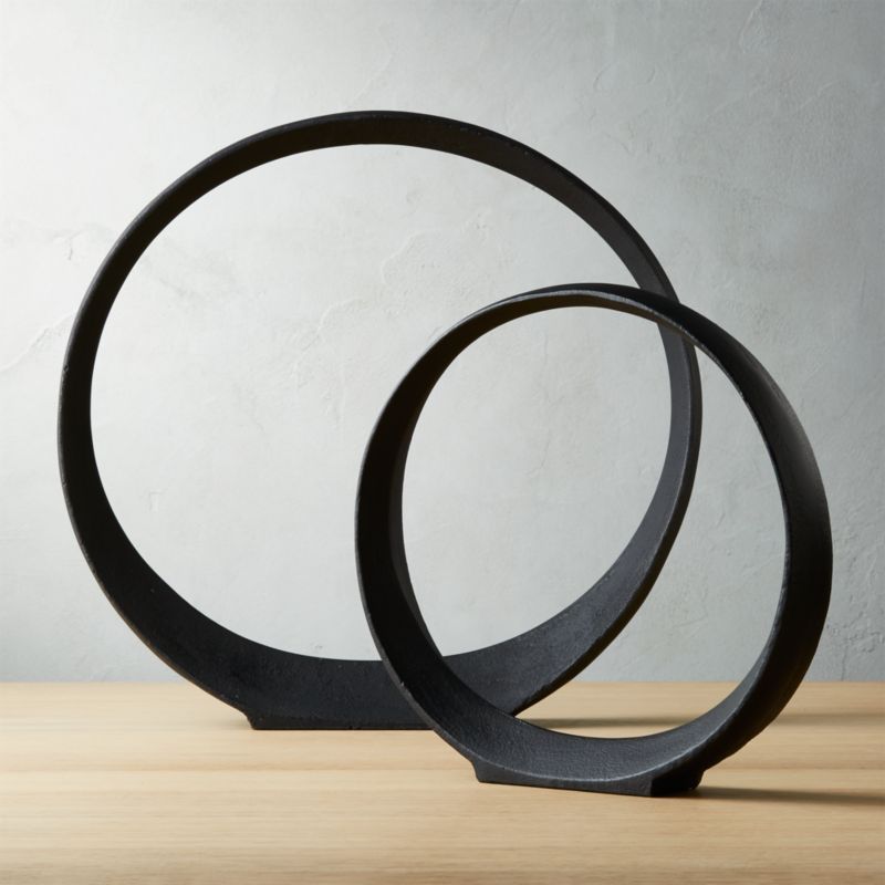 Metal Ring Sculptures | CB2 | CB2