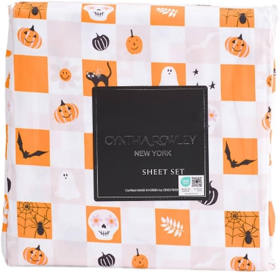 Halloween Sheet Set (Halloween Funhouse, Full) | Amazon (US)