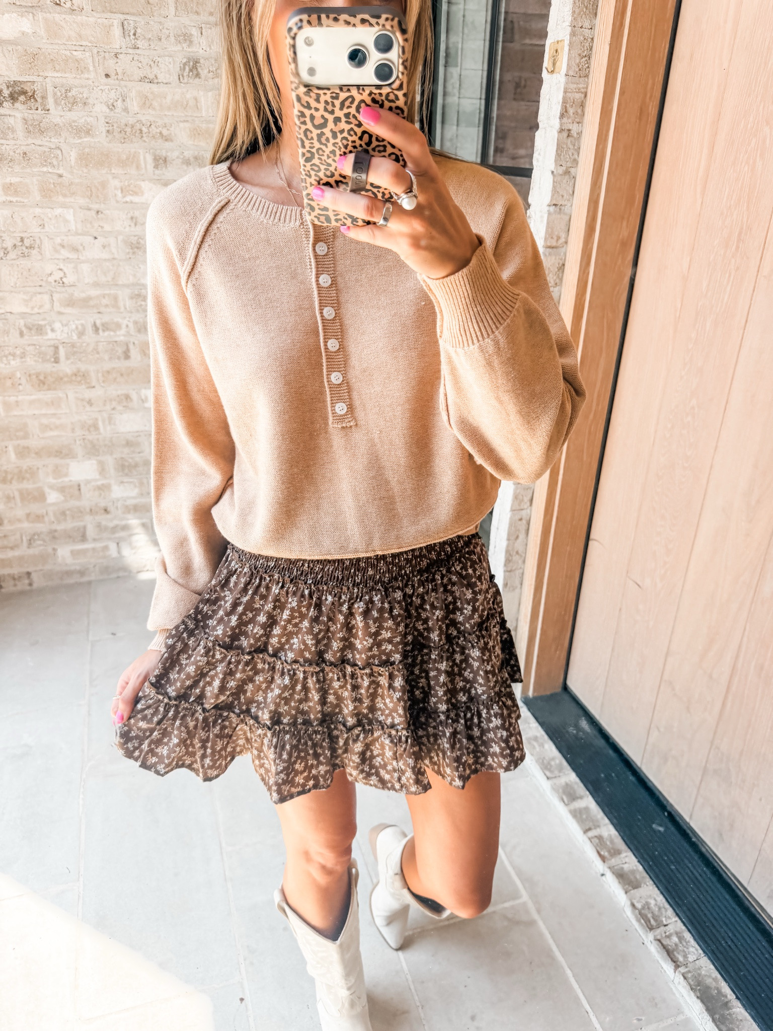 Our soft transitions collection just launched and we have the cutest skirt and sweater combos for you🌞🌾🍂

#LTKgrwm #LTKootd #LTKSeasonal