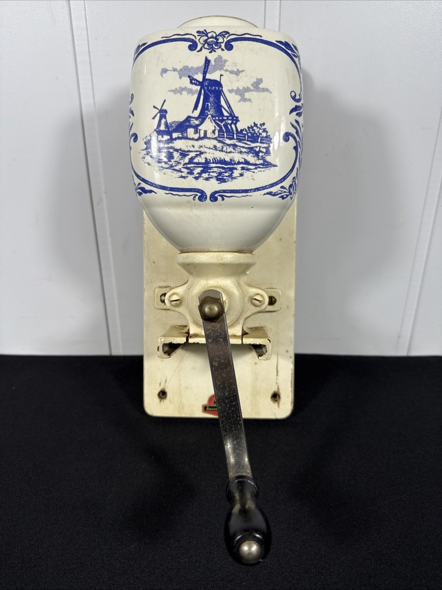 Zassenhaus Dutch Delft Wall Coffee Mill Incomplete | eBay US
