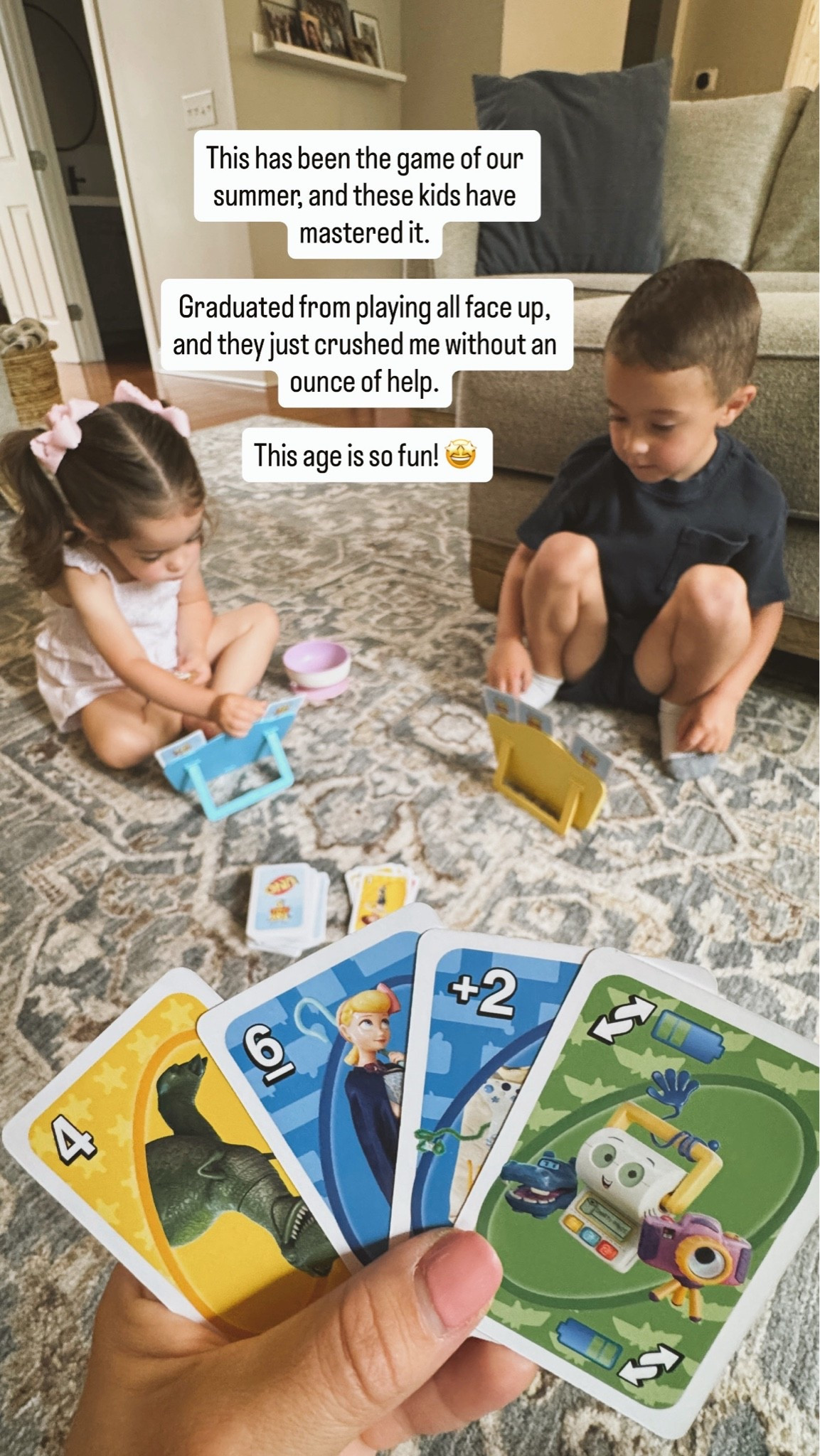 Shared this Toy Story Uno game that our kids love on stories, and a bunch of you asked me to link it - so here you are! Also linking some of our other fun family games as well as the card stand holders. These are staples for our family game nights. I hope you make as many memories with them as we have. 🥰

#LTKKids #LTKmomlife #LTKdayinmylife