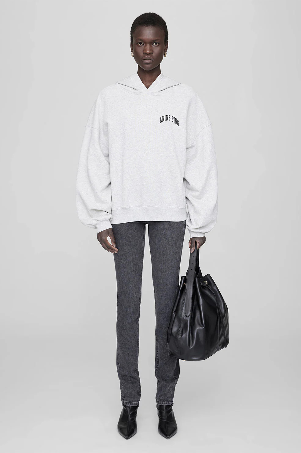 Alec Hoodie Anine Bing - Heather Grey | Anine Bing