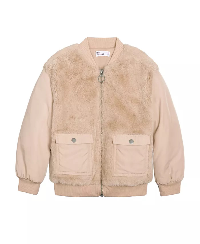 Epic Threads Big Girls Faux Fur Bomber Jacket, Created For Macy's  & Reviews - Coats & Jackets - ... | Macys (US)