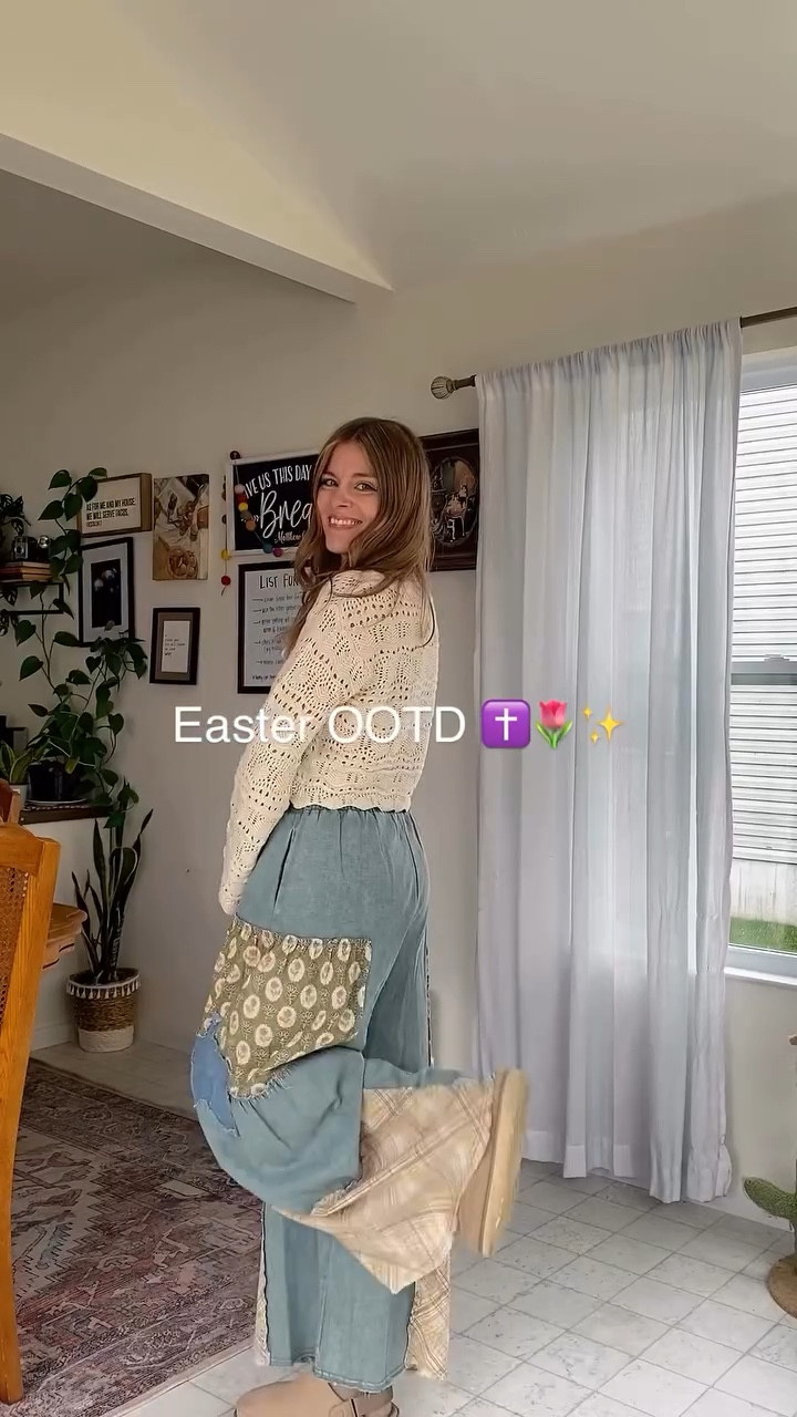 Happy Easter my friends!!!! ✝️🙏🏼🌷✨

Pants are from @threebirdnest — get 20% off your order with code: THEYOUNGERTWIN 

#OOTD #outfitinspo #eastersunday #easteroutfit #christiansofinstagram