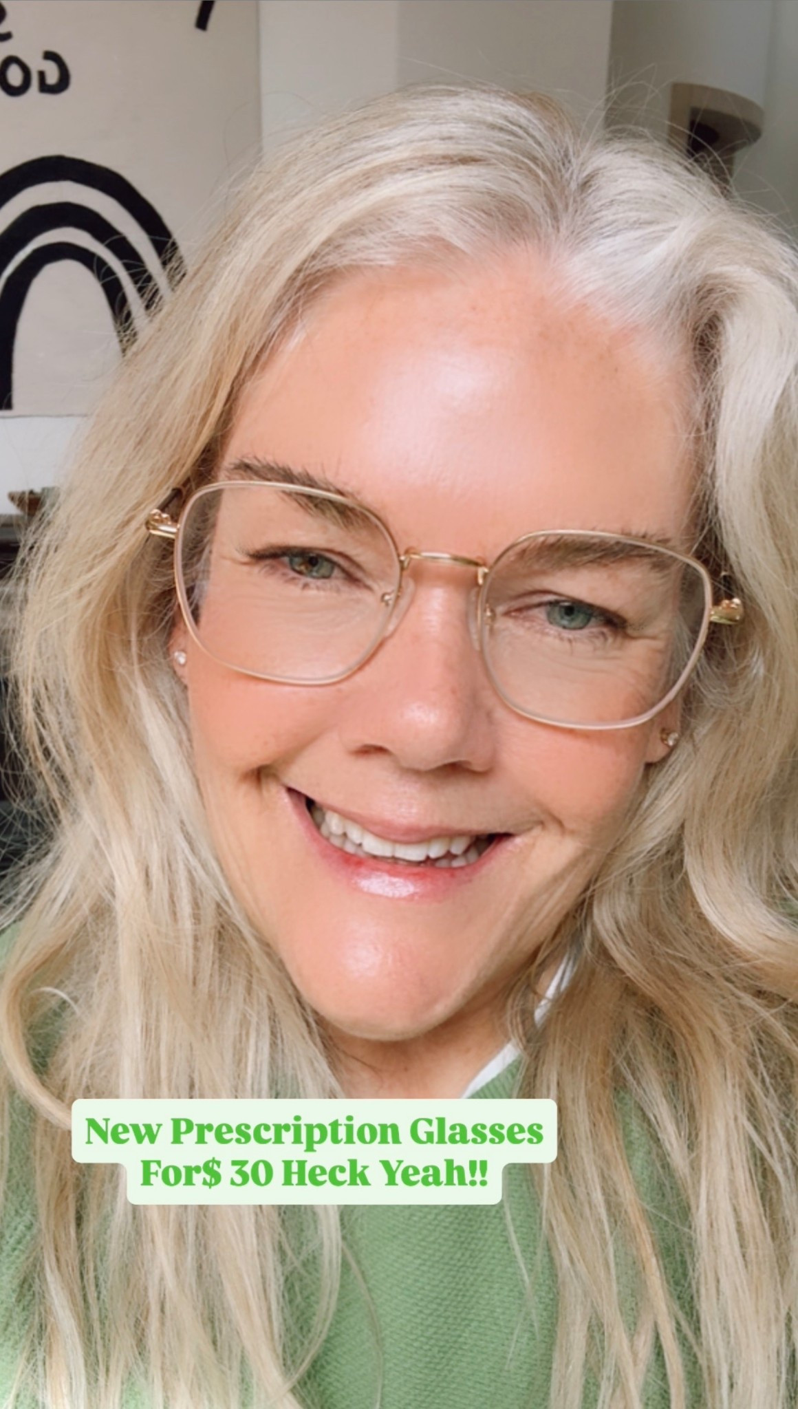 LOVE my new glasses that were $30!!!! 
#budgetglasses #prescriptionglasses 

#LTKSaleAlert #LTKspringtrends #LTKOver40