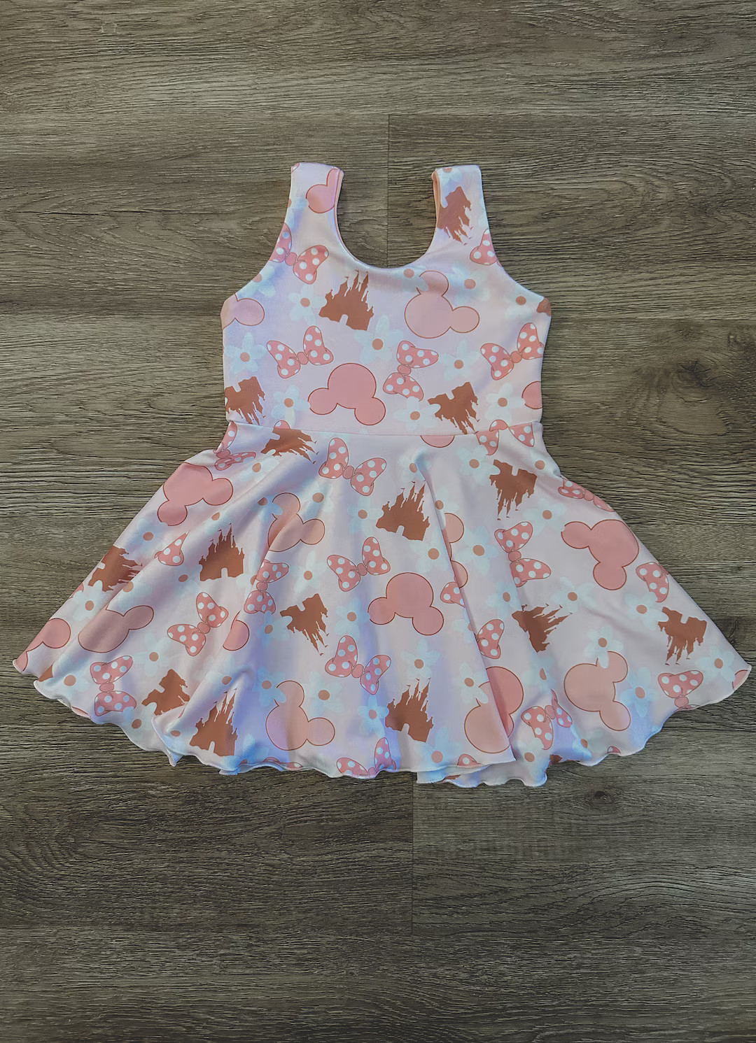 Minnie Mouse Castle Dress Minnie Mouse Dress Disney Dress Mickey Dress Disney Kids Skater Dress D... | Etsy (US)