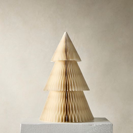 Neutral Decorative Paper Tabletop Trees | West Elm (US)
