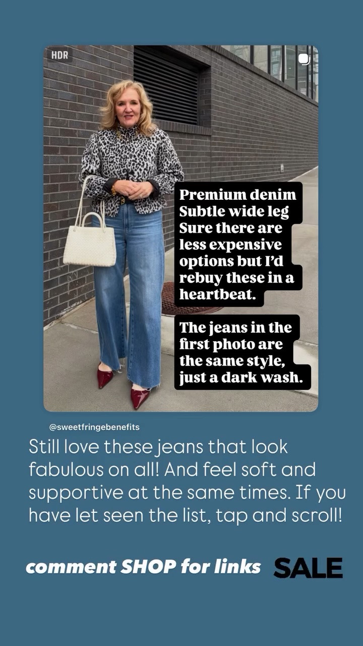 Still love these jeans that look fabulous on all! And feel soft and supportive at the same time. 
Paige anessas also 25% off this weekend. I wear a 29 petite but sometimes I get the regular length and cut/hem

#LTKSaleAlert #LTKOver40