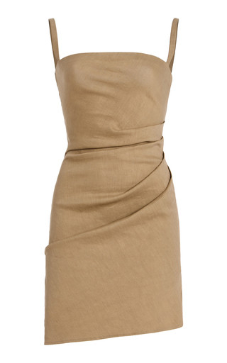 Nadege Stretch Linen-Blend Mini Dress | Moda Operandi (Global)