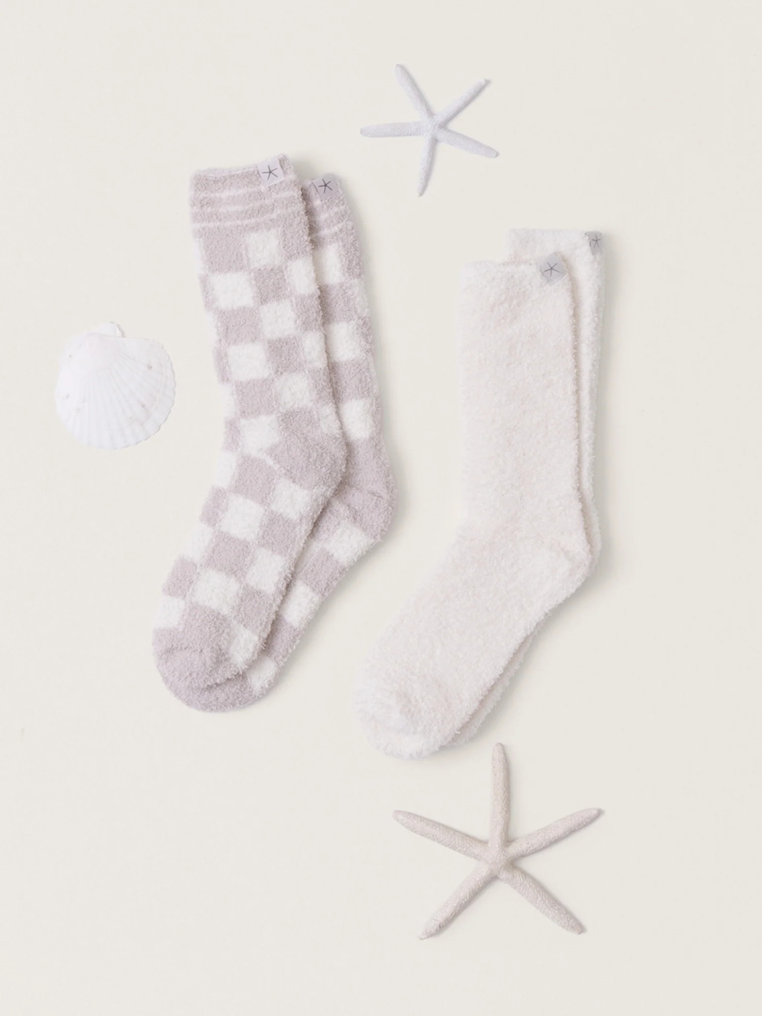 CozyChic® Checks & Stripes Sock Set | Barefoot Dreams