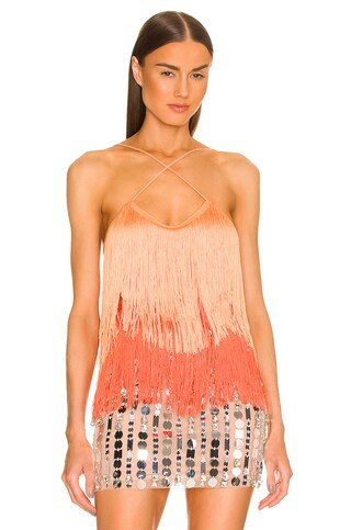 DUNDAS x REVOLVE Bonham Fringe Top in Orange Ombre from Revolve.com | Revolve Clothing (Global)