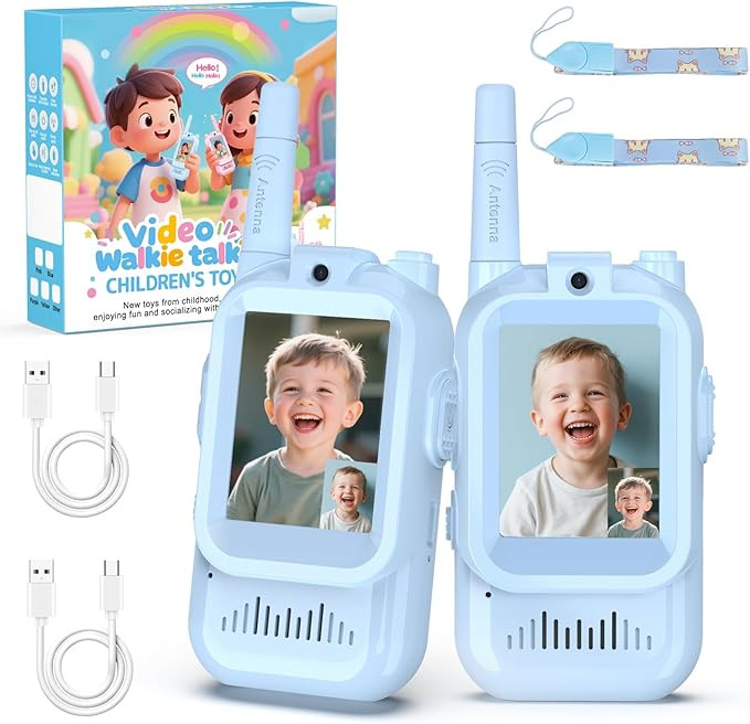 BlueFire Kids Walkie Talkies with Video – Screen Display Toy Radios with Voice Effects, One-on-... | Amazon (US)
