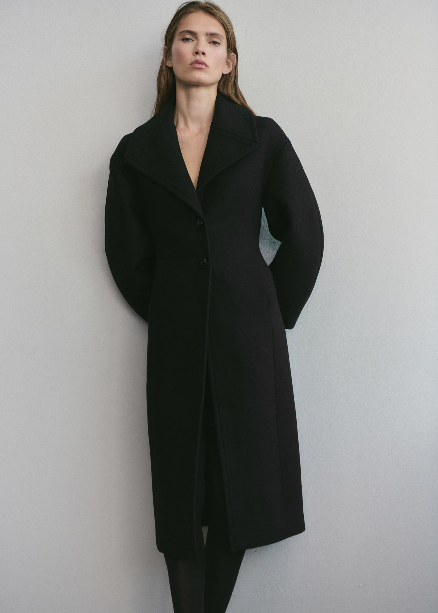Structured wool coat | MANGO (UK)