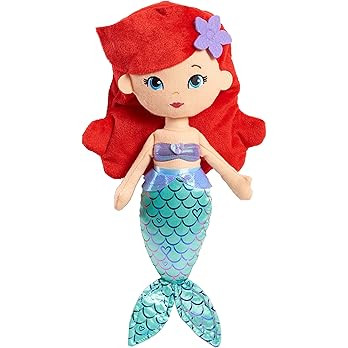 Disney Princess So Sweet Princess Ariel, 13.5-Inch Plush with Red Hair, The Little Mermaid, Offic... | Amazon (US)