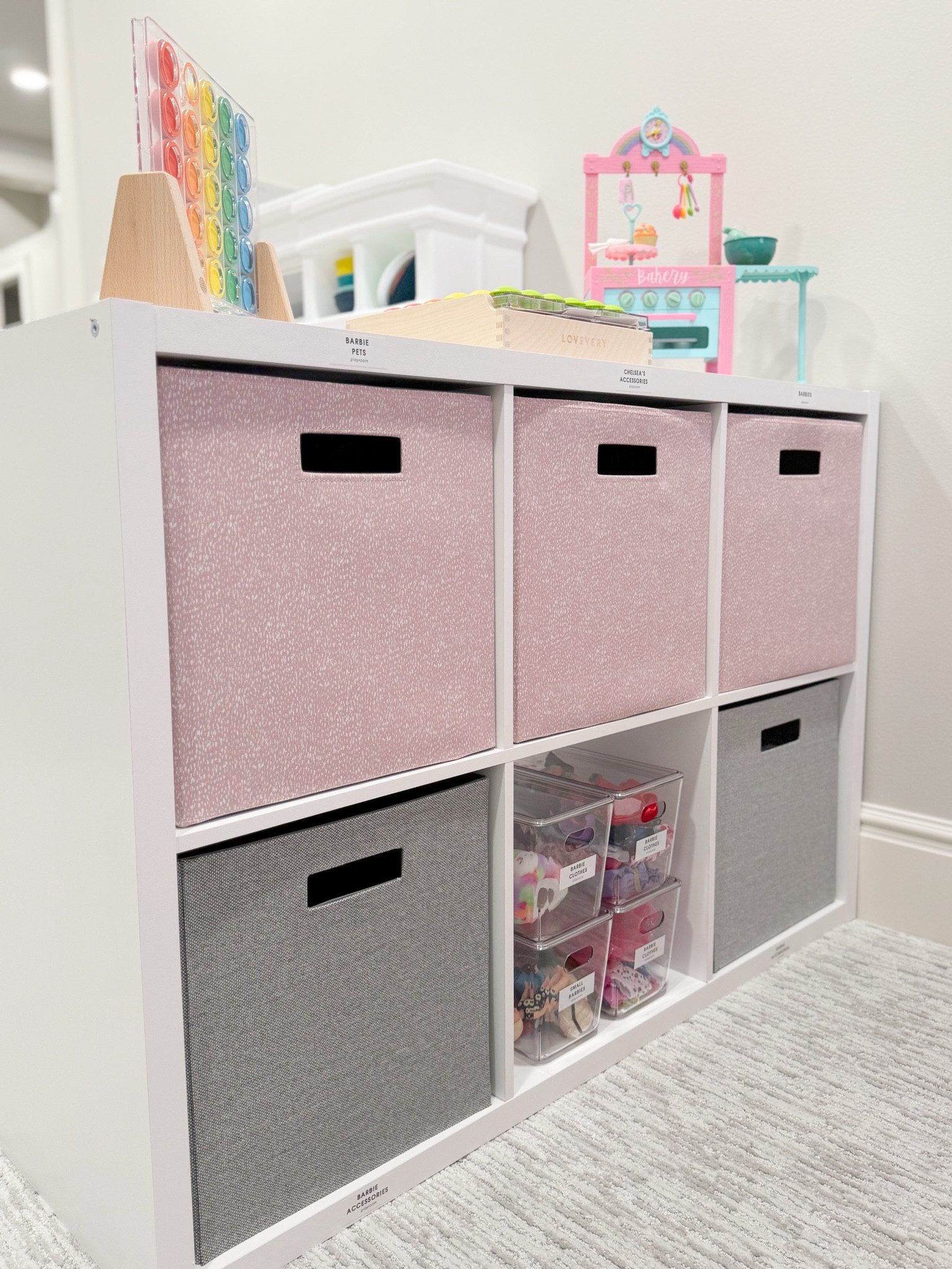 Simple Toy Organization Solution 💕🤍👏🏻

#LTKFamily #LTKHome #LTKKids